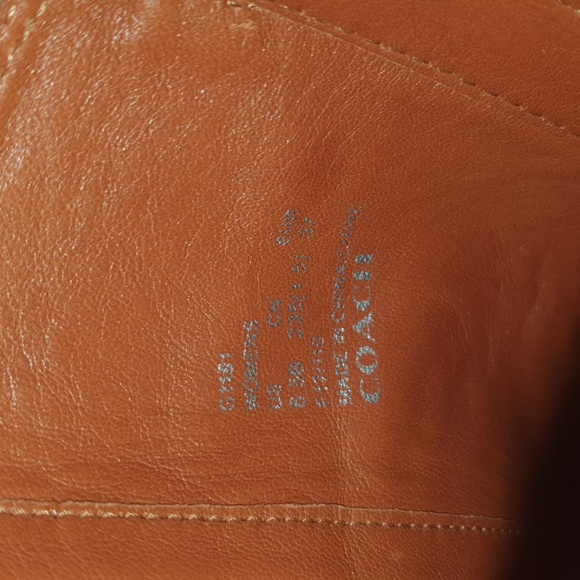 Coach Moto Heel Booties sz 6.5 - Picture 9 of 10